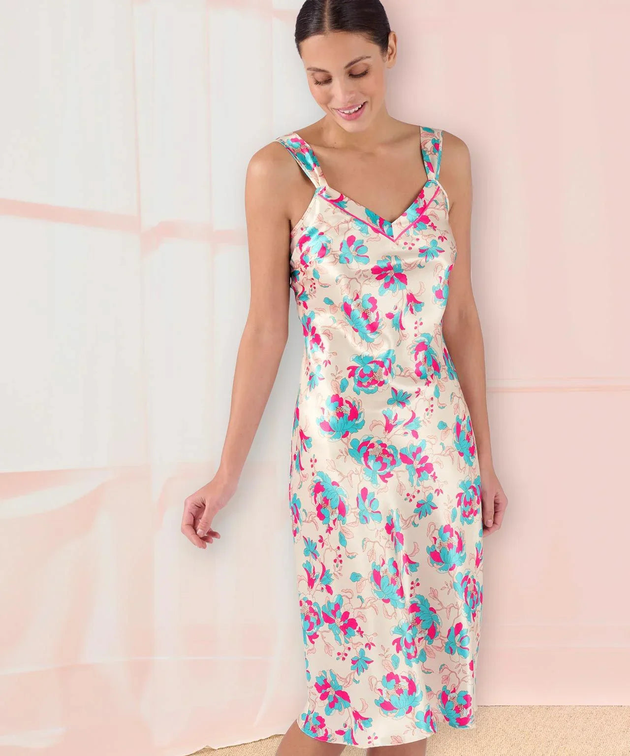 Satin Strappy Nightdress